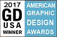 Graphic Design USA magazine American Graphic Design Awards Winner 2017